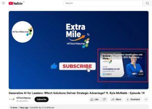 Example of supplementary content on video pages