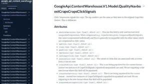 Google API Content Warehouse