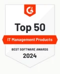 SolarWinds - G2 Top 50 IT Management products Best Software Awards 2024