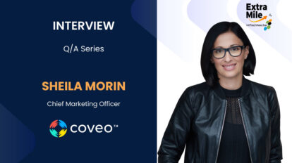 Extra Mile HiTechNectar Interview with Sheila Morin, CMO of Coveo