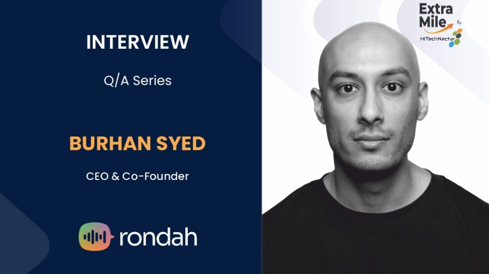 Burhan Syed, CEO and Co-Founder of Rondah AI