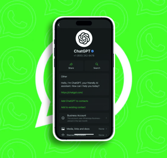 AI images on WhatsApp with ChatGPT