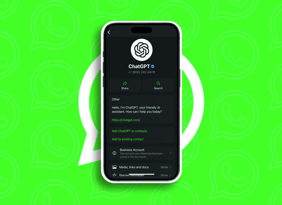 AI images on WhatsApp with ChatGPT
