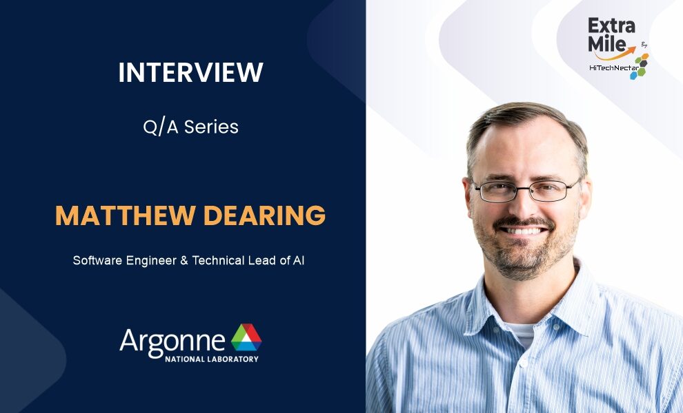 Matthew Dearing, Software Engineer & Technical Lead of AI at Argonne National Laboratory