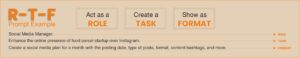 R-T-F ChatGPT Prompt Framework