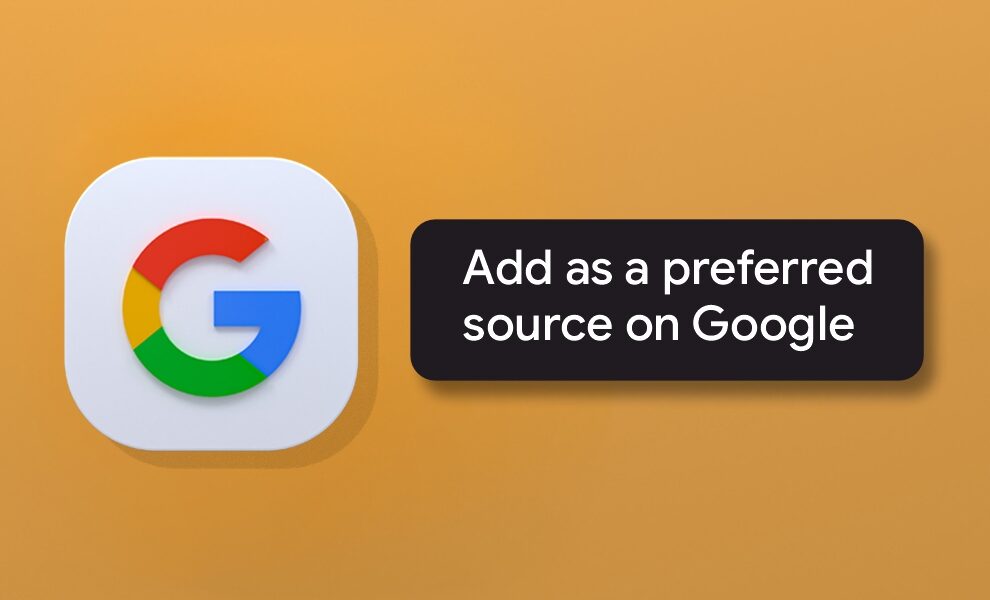 Google Preferred sources