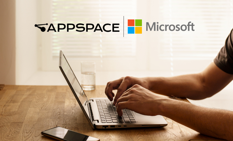 Appspace Expands Integration with Microsoft