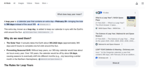 Pop-up window with the group of links: Google Link Visibility