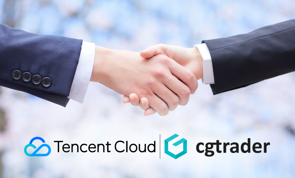 Tencent Cloud and CGTrader