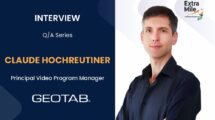 Claude Hochreutiner, Principal Video Program Manager of Geotab