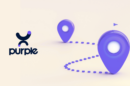 Purple Offline Maps Mode