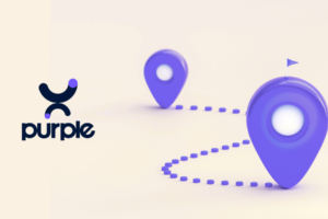 Purple Offline Maps Mode