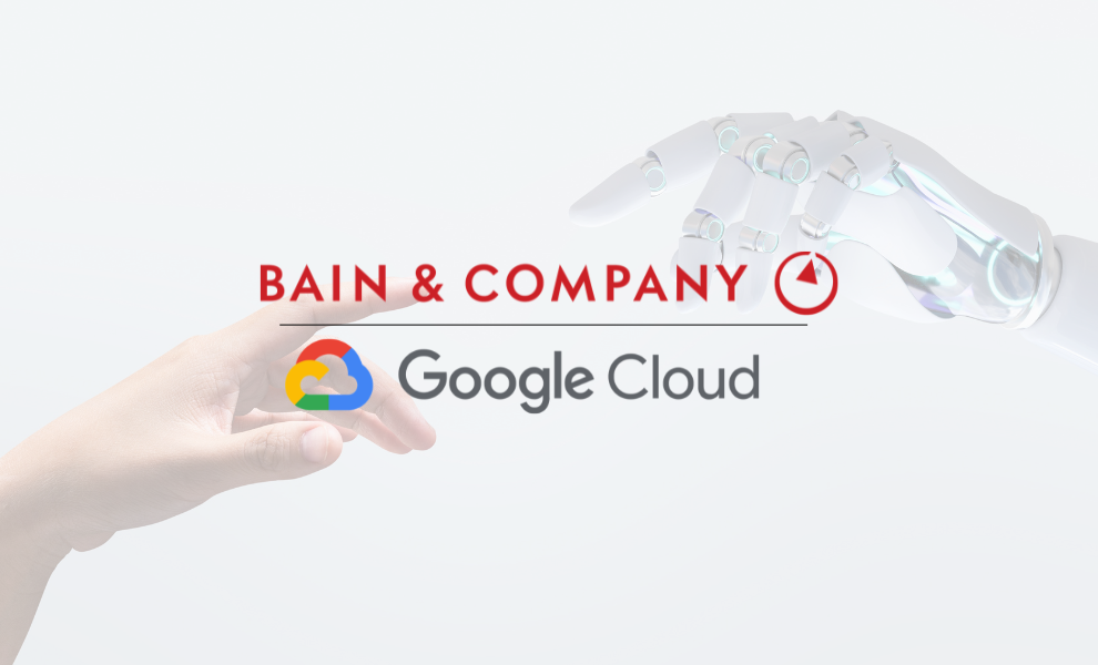 Bain & Company partnership with Google Cloud