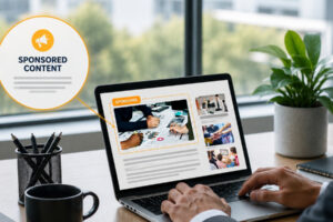 Sponsored content for B2B brands