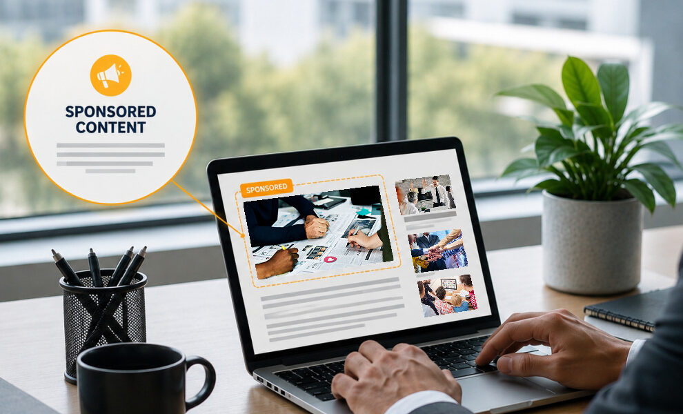 Sponsored content for B2B brands