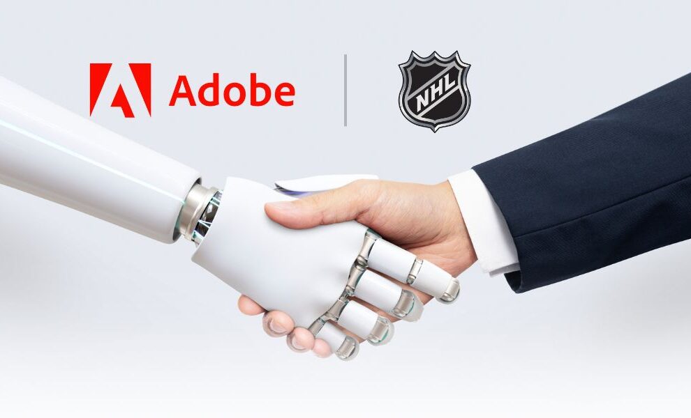 Adobe and the NHL Partner