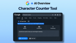 Google AI Overview Character Counter Tool